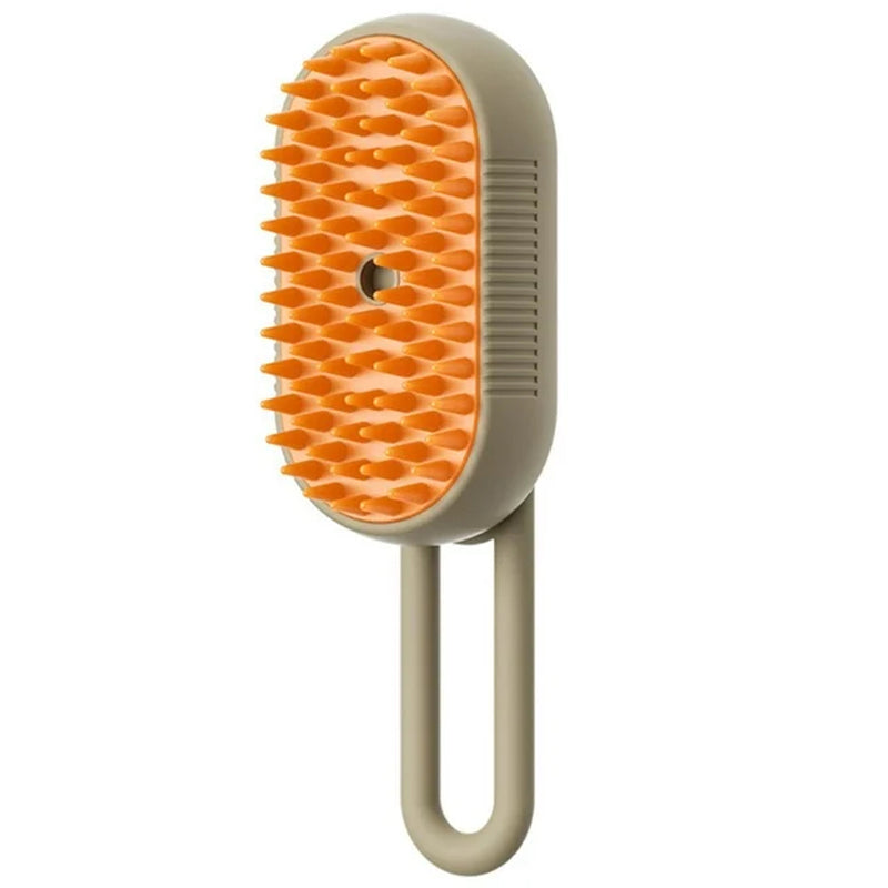 3-in-1 Electric Spray Cat and Dog Steam Brush for Grooming and Hair Removal