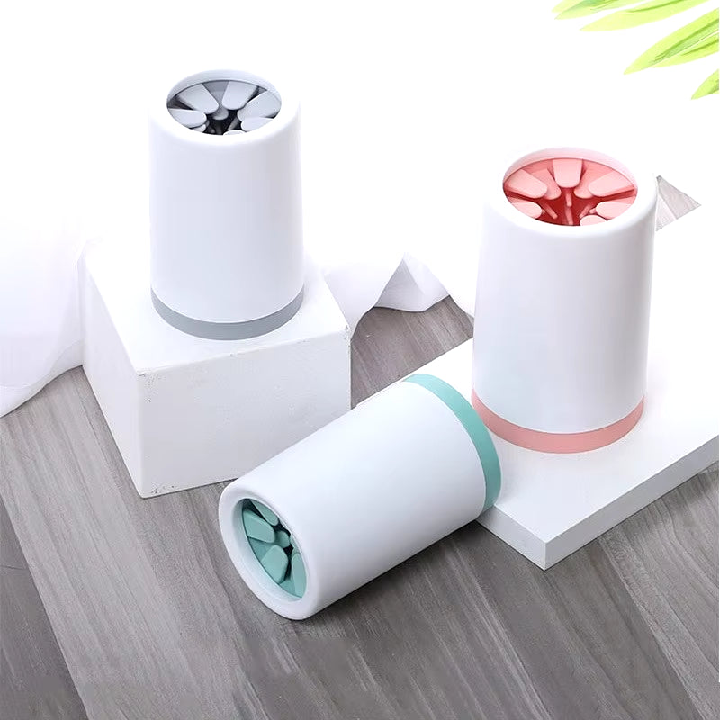 Silicone Pet Foot Washer Cup - Manual Cat and Dog Paw Cleaner for Quick and Easy Cleaning