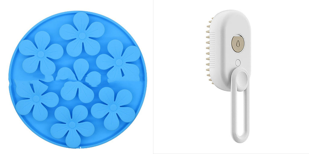 3-in-1 Electric Spray Cat and Dog Steam Brush for Grooming and Hair Removal